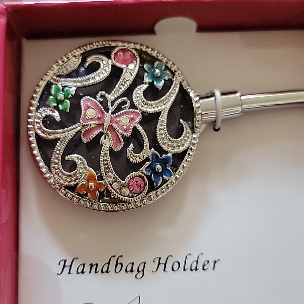 EMBELLISHED HANDBAG HOLDER - NEW - Picture 2 of 5